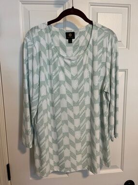 JM Collection Tunic 3/4 sleeves XL
